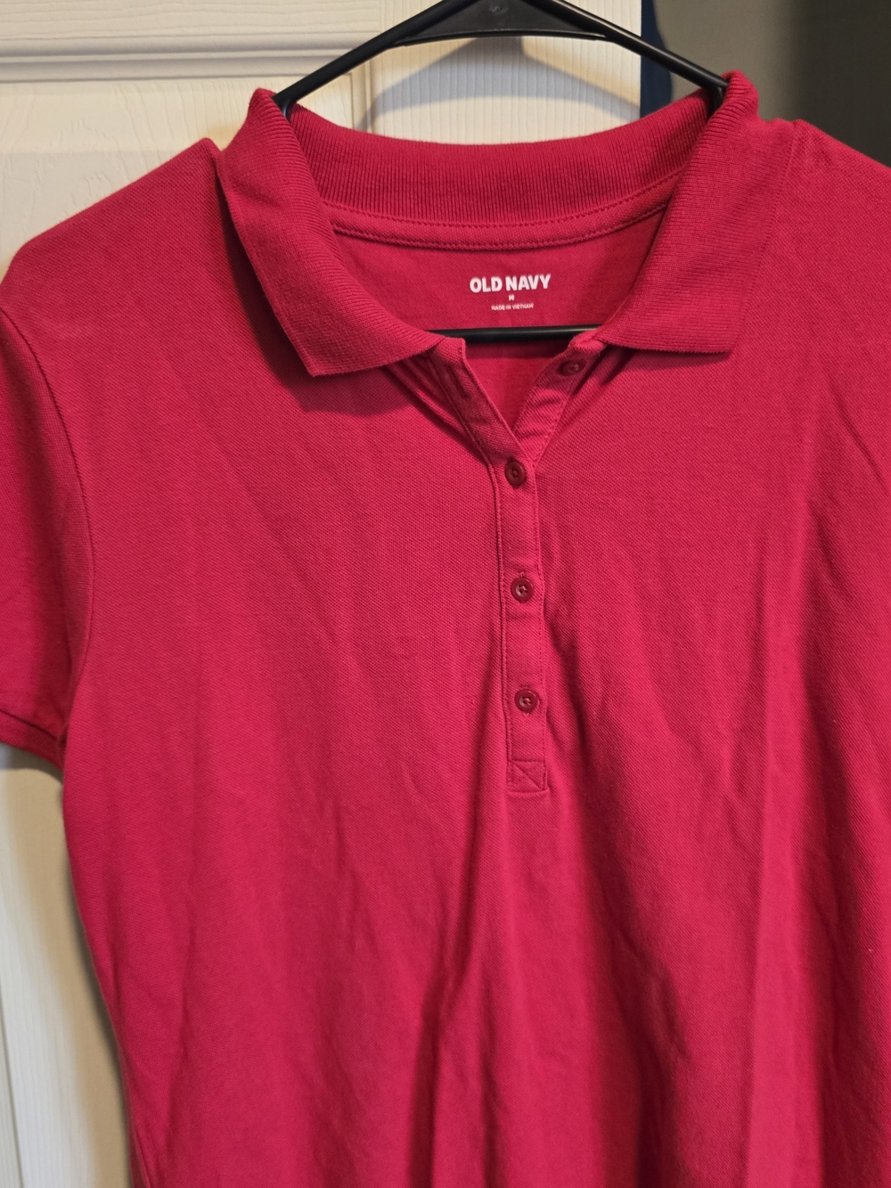 Old Navy Women's Red Polo Shirt